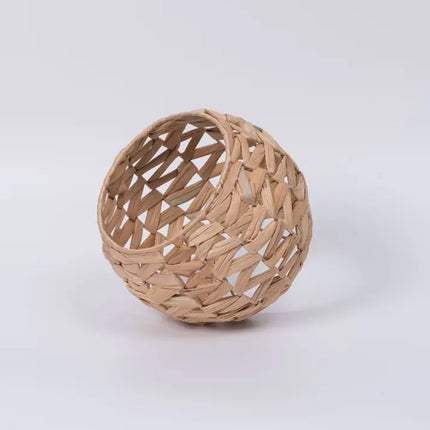 Natural Straw Woven Lampshade 22x18cm Rattan Style Pendant Light Shade Decor