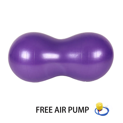 Thickened Capsule Shape Yoga Pilates Ball Anti Burst Fitness Stability Trainer with Pump