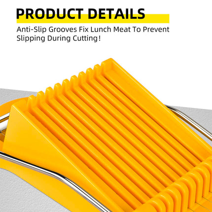 Home Kitchen Slicer Stainless Steel Blade Durable Multifunctional Easy to Clean
