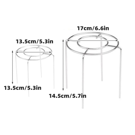 Round Cake Cooling Rack 8PCS Wire Stand 13.5 and 17cm for Baking Pastry Dessert