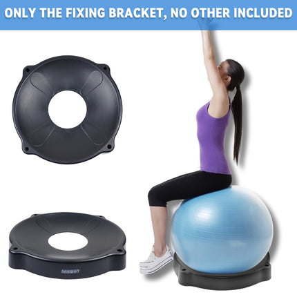Yoga Ball Stabilizing Base Non Slip Fitness Accessory for Yoga Pilates Exercise