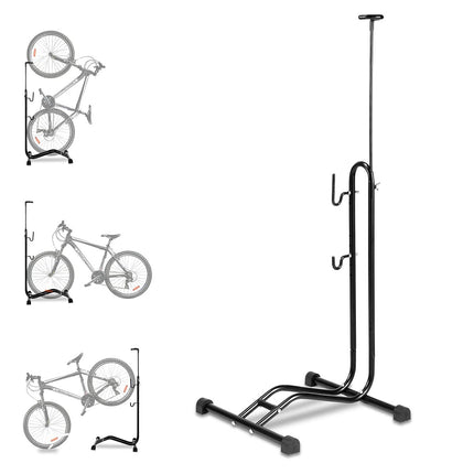 L Display Bike Parking Stand Vertical Adjustable Hook
