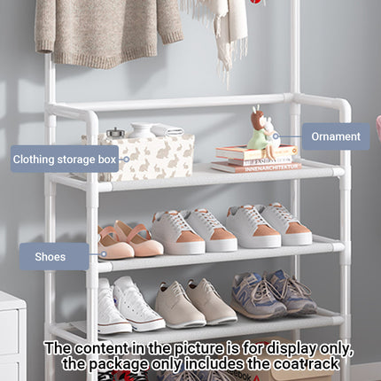 Integrated Coat And Shoe Storage Rack All In One Space Saving Sturdy Durable