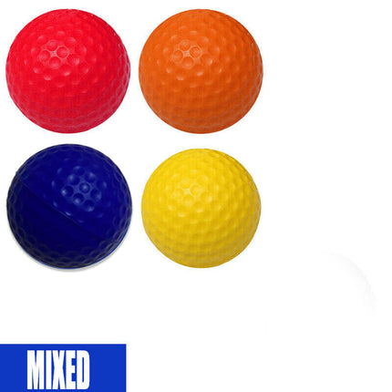 Indoor Outdoor Golf Training Foam Balls 12 Pack PU Soft Practice Accessories