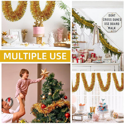 Striped Christmas Decorations 10pcs Festive Holiday Ornament Set Xmas Decor