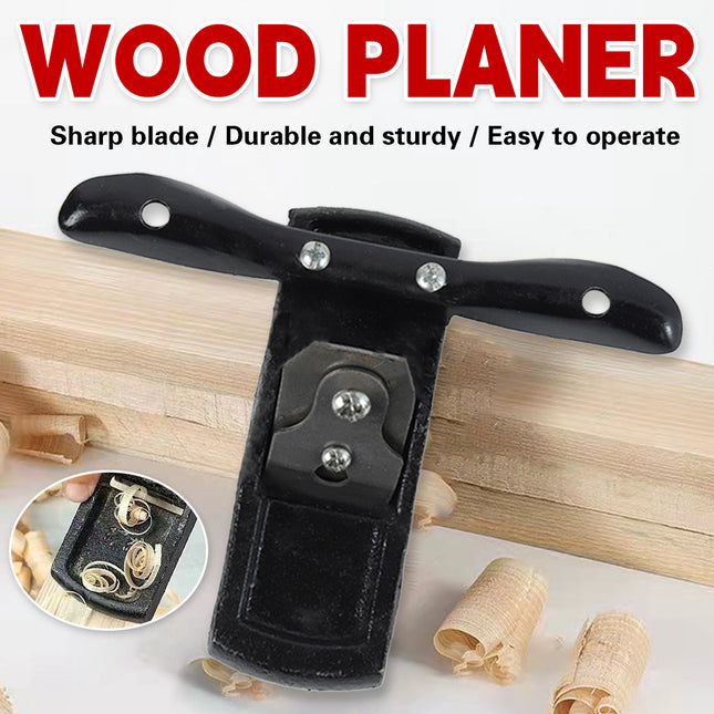 Mini Handheld Cast Iron Woodworking Planer Manual Flat Trimming Smoothing Tool