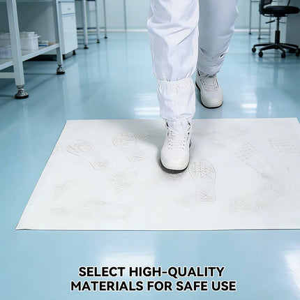 Sticky Dust Floor Mats 10 Pack 115 x 65cm White Peel Sheets