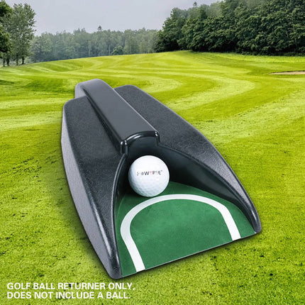 Automatic Golf Ball Returner Electric Putting Practice Trainer Return Turf Base