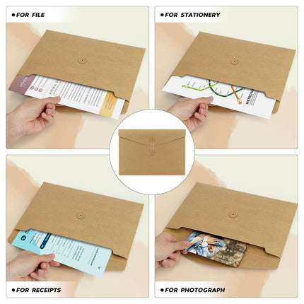 Kraft Paper String Tie Envelopes 3 Size Options