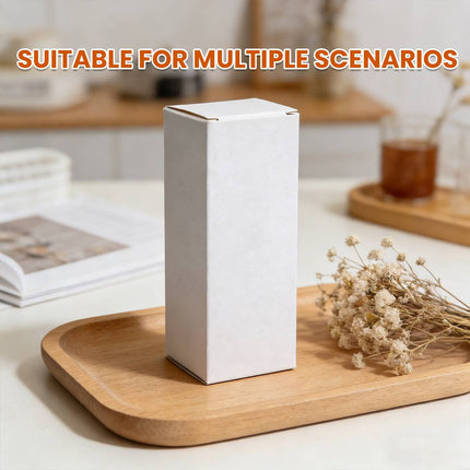 Small Cardboard Tuck Boxes 50 Pack 3 Colours