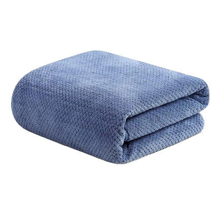 Bath Towel Set 2PCS Coral Fleece Soft Absorbent Large Size Home Bathroom Towels