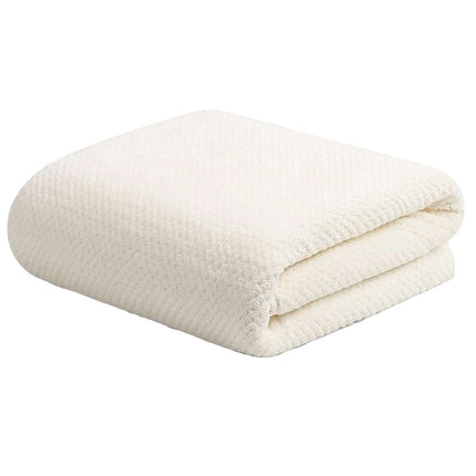 Bath Towel Set 2PCS Coral Fleece Soft Absorbent Large Size Home Bathroom Towels