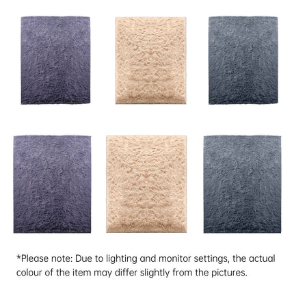 150 x 240cm Solid Colour Living Room Carpet Soft Velvet Bedroom Floor Rug