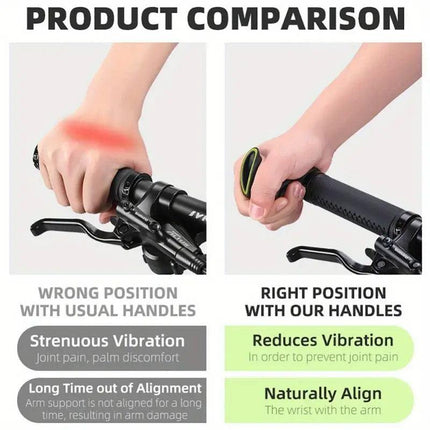 Bicycle Vice Grips Mountain Bike Bullhorn Ramshorn Grips for Cycling Handlebar