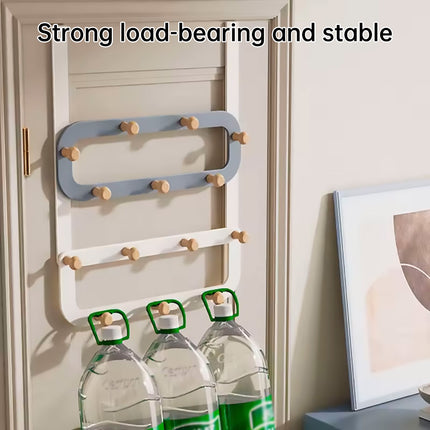 Over The Door Large Capacity Multi Row Hooks No Drilling Installation Heavy Duty