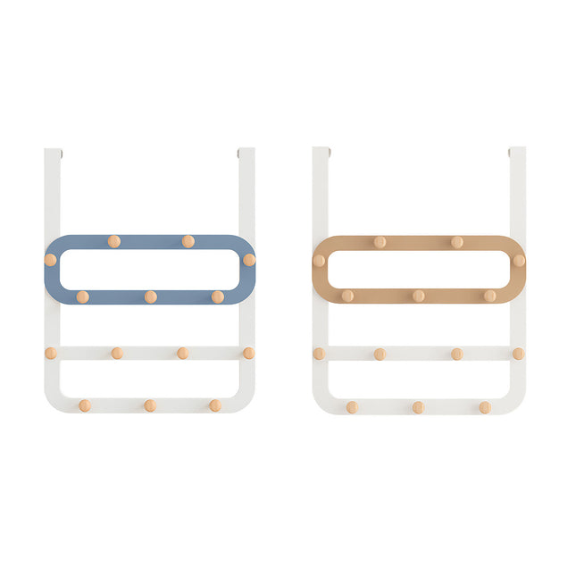 Over The Door Large Capacity Multi Row Hooks No Drilling Installation Heavy Duty