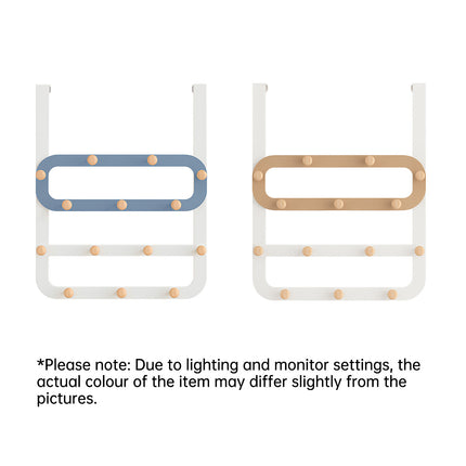 Over The Door Large Capacity Multi Row Hooks No Drilling Installation Heavy Duty