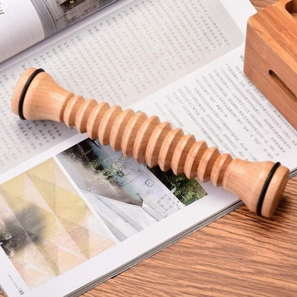 Wooden Foot Massage Roller Stick Manual Massager Tool for Feet Legs Arms