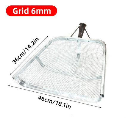 Stainless Steel Soil Sifter Drain Shovel Gardening Mesh Screen Filter Durable