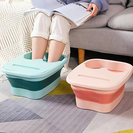 Foldable Foot Tub Portable Large Capacity Foot Basin for Home Bathroom Spa and Travel