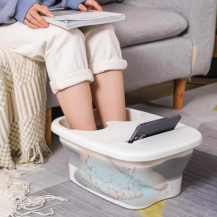 Foldable Foot Tub Portable Large Capacity Foot Basin for Home Bathroom Spa and Travel