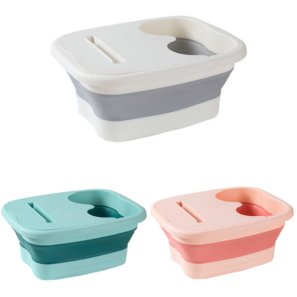 Foldable Foot Tub Portable Large Capacity Foot Basin for Home Bathroom Spa and Travel