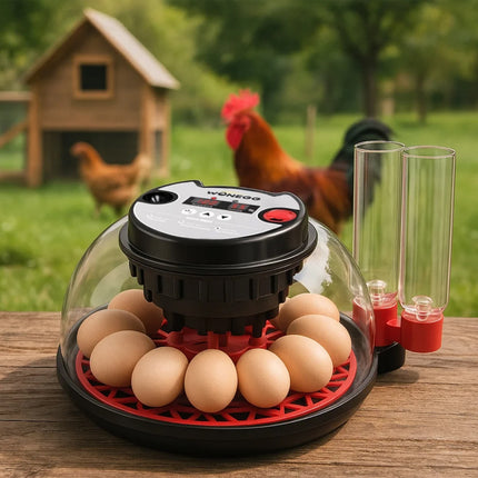 12 Egg Small Home Chicken Incubator Digital Automatic for Poultry Hatching