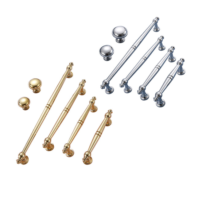 6 Sizes Pure Copper Wardrobe Handles Modern Drawer Cabinet Pulls Light Luxury