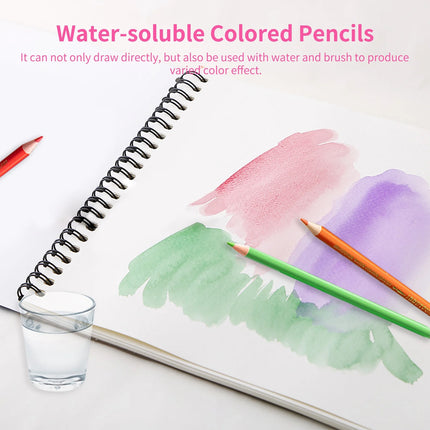 120/180 Colours Water-Soluble Colored Pens for Kids Adults Drawing Colouring