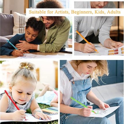 120/180 Colours Water-Soluble Colored Pens for Kids Adults Drawing Colouring