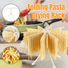 Foldable Pasta Drying Rack 10 Bar Plastic Spaghetti Noodle Dryer Home Kitchen