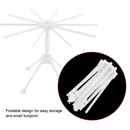 Foldable Pasta Drying Rack 10 Bar Plastic Spaghetti Noodle Dryer Home Kitchen