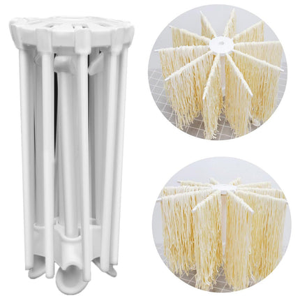 Foldable Pasta Drying Rack 10 Bar Plastic Spaghetti Noodle Dryer Home Kitchen