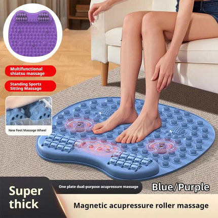 Foot Massager with Roller Foot Cushion Pedal Home Relaxation and Pain Massage
