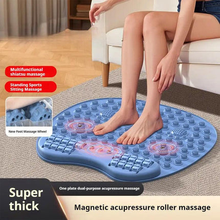 Foot Massager with Roller Foot Cushion Pedal Home Relaxation and Pain Massage