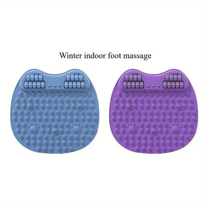 Foot Massager with Roller Foot Cushion Pedal Home Relaxation and Pain Massage