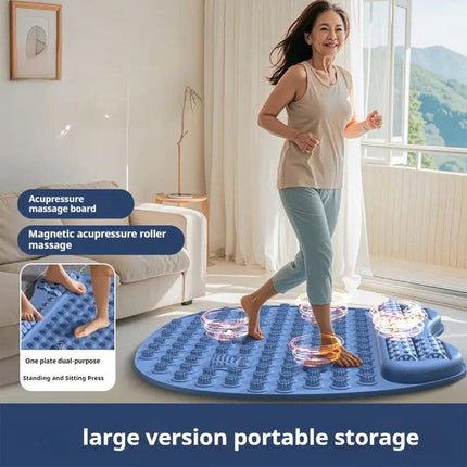 Foot Massager with Roller Foot Cushion Pedal Home Relaxation and Pain Massage