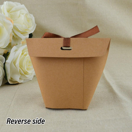 50PCS Kraft Paper Bag Party Candy Treat Storage Bag Recyclable Gift Shopping Bag