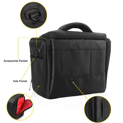 Single Shoulder DSLR Camera Bag Protective Shockproof Water-Resistant Durable