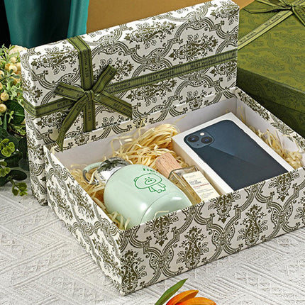 Green Gift Boxes 10pcs Birthday Favour Packaging Boxes Party Wedding Gift Wrap