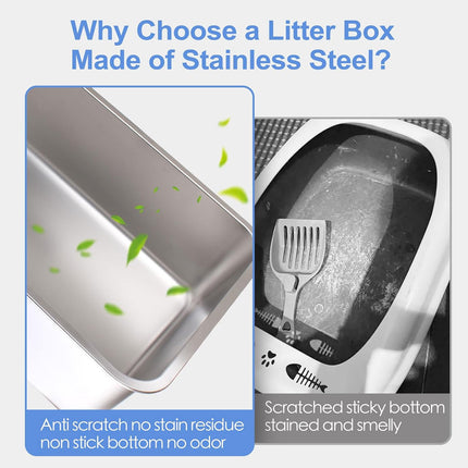 Cat Litter Box Covered Design Cloth Style Large Size Easy Clean Enclosed Toilet