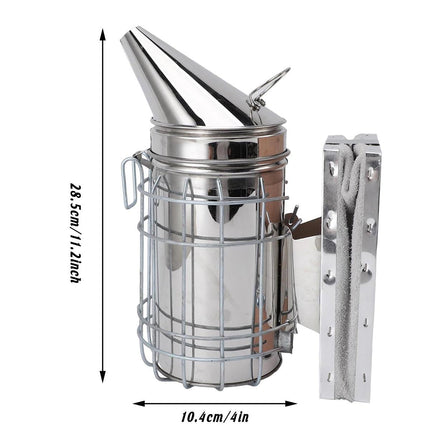 Beekeeping Smoke Blower Tool Stainless Steel Smoke Outlet for Hive Smoking Gear