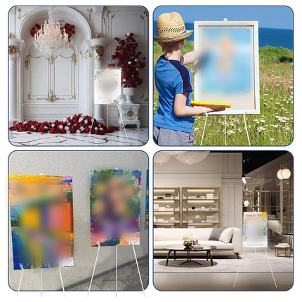 Adjustable Folding Easel Cross-Border New Style Metal Tripod Easel High Stability