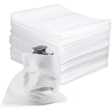 100pcs Pearl Cotton Foam Bag Shockproof Packaging for Fragile Items Protection
