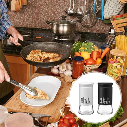 110/130ML Seasoning Bottle Rotating Spice Jar Condiment Container Kitchen Spicer