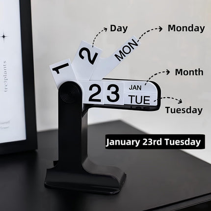 Creative Desktop Flip Calendar Table Calendar For Living Room Office Decorative