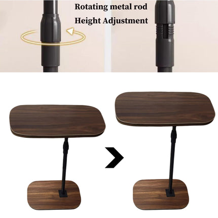 Portable Stylish Simple Small Coffee Table with Wheels for Living Room Durable
