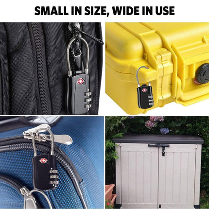 Zinc Alloy Combination Lock Anti-Theft For Luggage Cabinet Drawer Suitcase