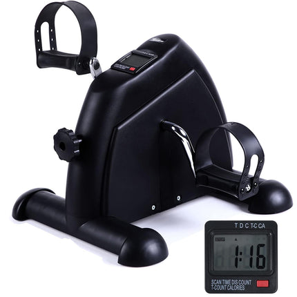 Mini Folding Exercise Bike Home Use Compact Fitness Bike Foldable Leg Trainer