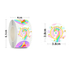 5/10Rolls Unicorn Adhesive Stickers Labels for School and Decorative Use